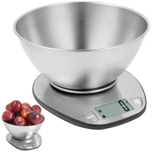 Elektronikus Konyhai Mérleg 5kg/1g Digitális Pontossággal - Fém Tálca