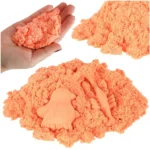 Kinetikus Homok 1kg Tasakban - Narancssárga
