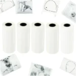 Öntapadós Hőérzékeny Papír Tekercsek - Mini Nyomtatóhoz - 5.7cm x 4.5m - 5 Darab