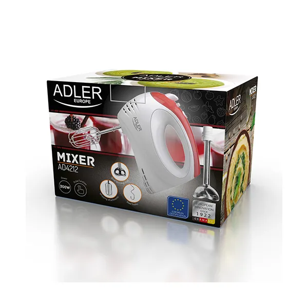 Adler Kézi Mixer (AD 4212) Rozsdamentes Turmixoló Szárral