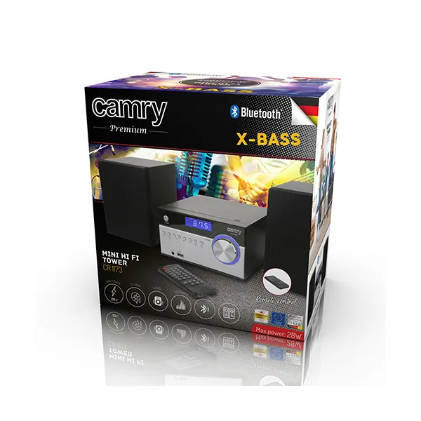Camry Mini Hi-Fi torony Bluetooth-kal (CR 1173)