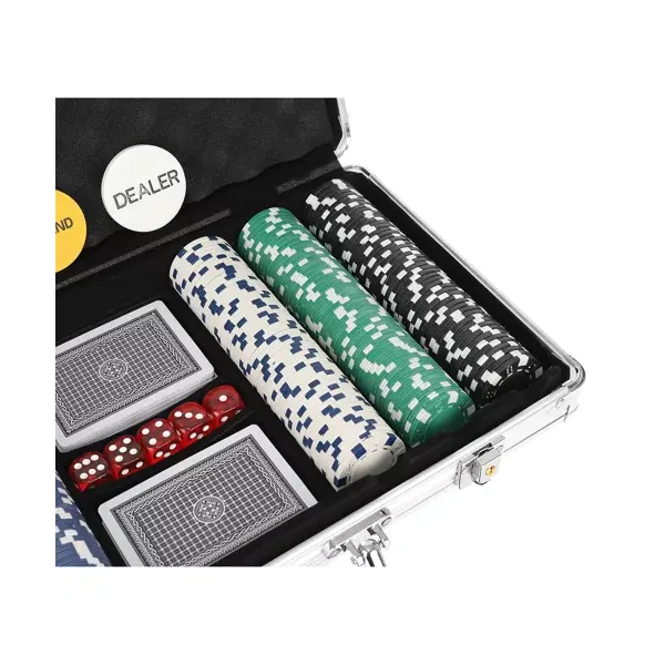 Texas Hold'em pókerkészlet 300 zsetonnal - masszív tokban (HQ 23528)