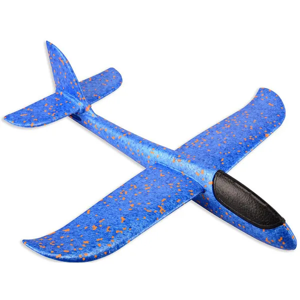 Könnyű polisztirol kék repülőgép