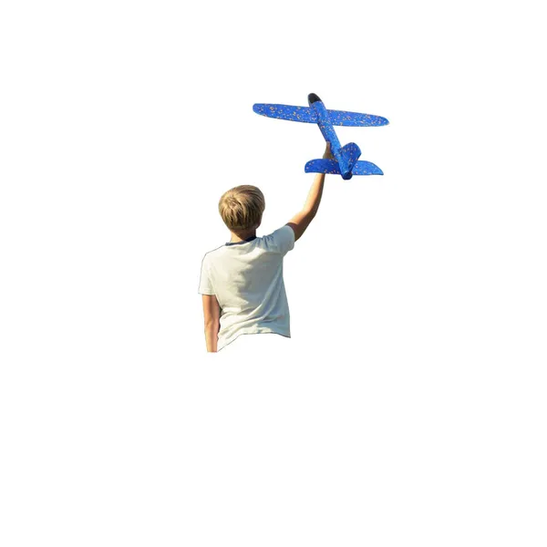 Nagy hungarocell repülőgép (47 cm), kék