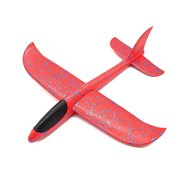 Óriás sztirolpor repülőgép - Vörös szín, 47 cm