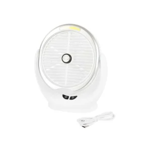 Asztali ventilátor vezeték nélküli töltéssel és LED világítással