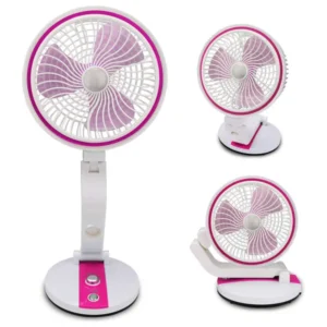 Összecsukható, vezeték nélküli ventilátor LED világítással - Tökéletes otthonra, irodába, utazáshoz és még sok máshoz!