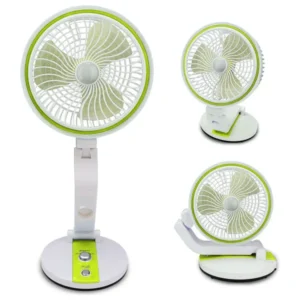Összecsukható, vezeték nélküli ventilátor LED világítással - Tökéletes otthonra, irodába, utazáshoz és még sok máshoz