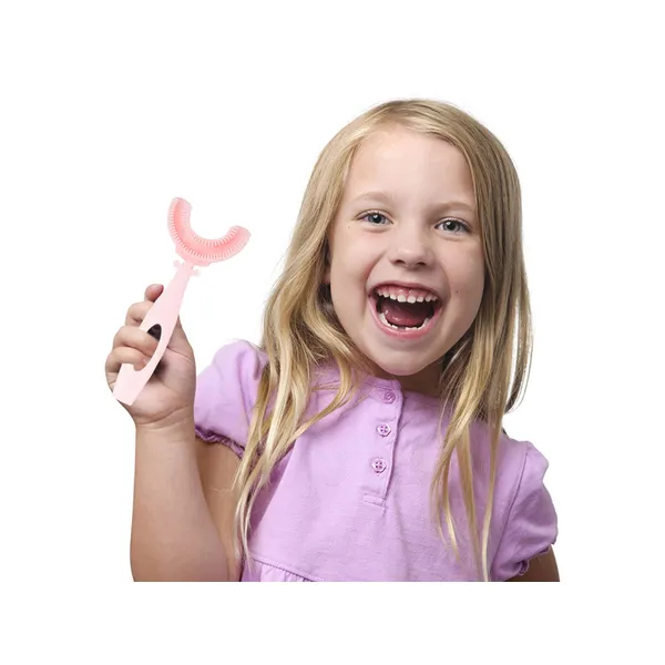 Szilikon U alakú fogkefe gyermekeknek 360