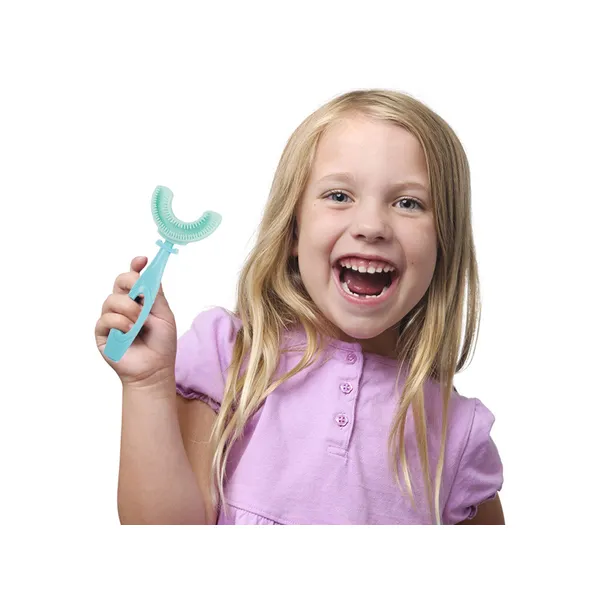 Szilikon fogkefe gyermekeknek U betű 360