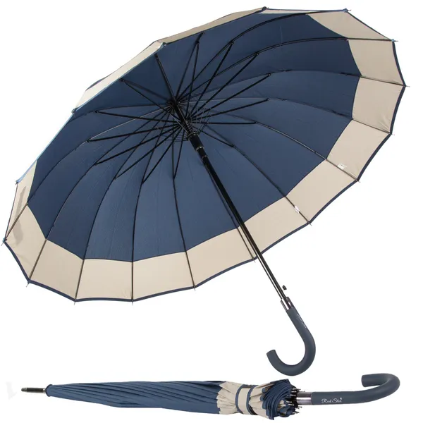 Nagy méretű, elegáns esernyő XXL, csúszásmentes fogantyúval - automatikus nyitás