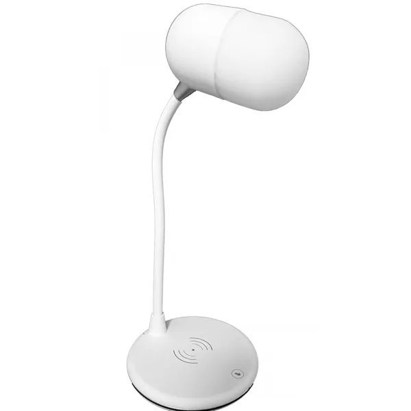 Grundig ED-72546: 3 az 1-ben LED Íróasztali Lámpa, Bluetooth Hangszóró és Vezeték nélküli Töltő