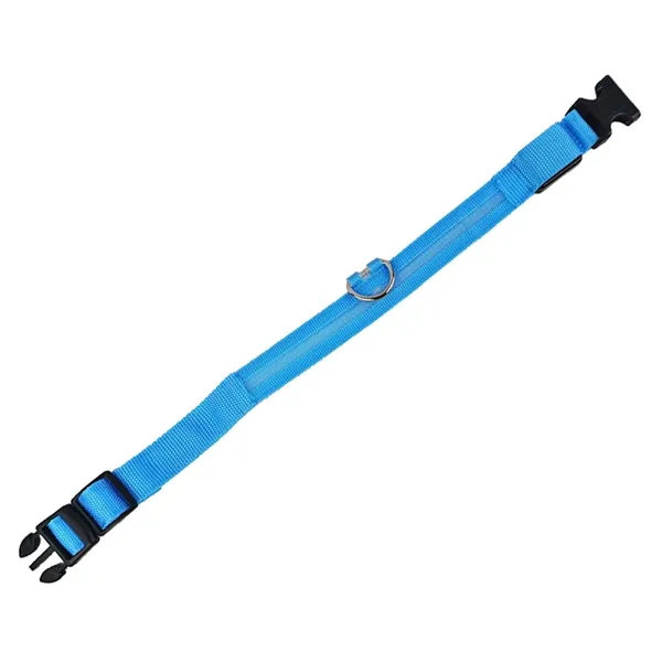 Ag232a led világító nyakörv 32-37cm kék