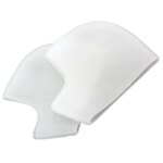 Gél sarokvédő (1 pár) univerzális méretben (33-45), fehér