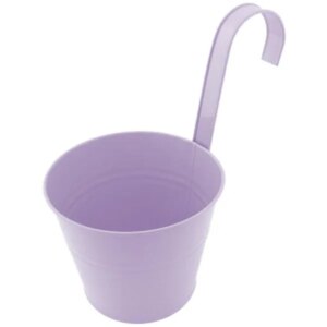 UV-álló fém balkon kaspó, 16 cm, lila