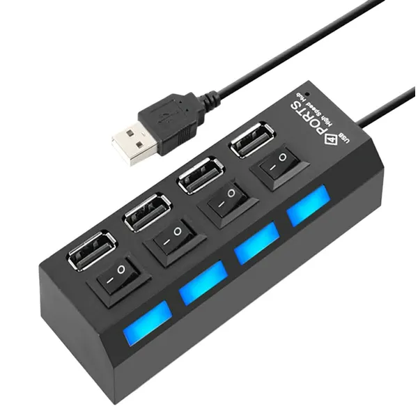 Ak228a 4xusb hub active kapcsolókkal