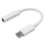 USB-C-3,5 mm audio jack adapter, fehér