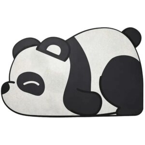 Panda mintás gyorsan száradó fürdőszobai szőnyeg