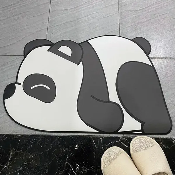 Da163b gyorsan száradó fürdőszobaszőnyeg panda