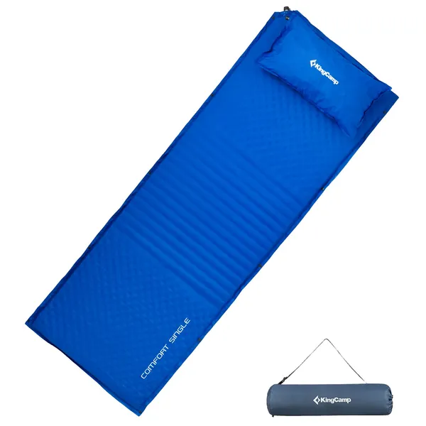 Önfúvódó szőnyeg KING CAMP Comfort Single - kék