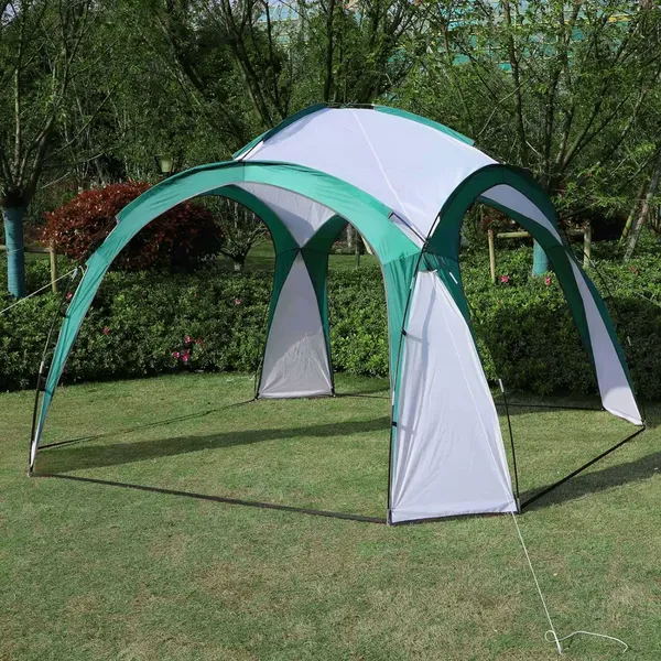 Kerti rendezvény pavilon sátor piknikhez + ModernHome táska - zöld | ST-001 GREEN