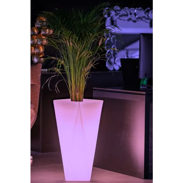 MONUMO VASO designer edény fehér világítással | VASO72CM LIGHT