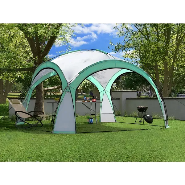 Kerti rendezvény pavilon sátor piknikhez + ModernHome táska - zöld | ST-001 GREEN