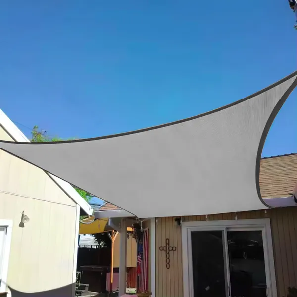 Téglalap alakú napernyő vitorla vízálló napellenző 2x3m ModernHome - szürke | 19193G GRAY