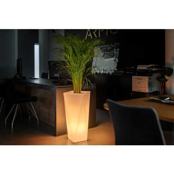 MONUMO VASO designer edény fehér világítással | VASO72CM LIGHT