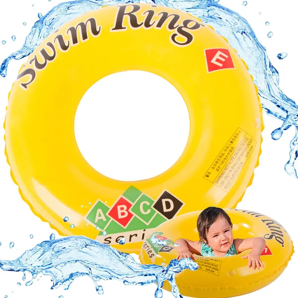 Kis felfújható kerék, hogy gyermeke úszhasson a medence vizében