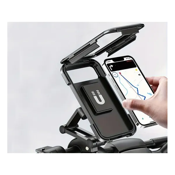 Bicikli telefon tartó vízálló zárható 360 forgatható