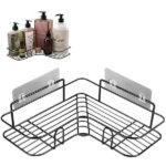 Vízálló sarokpolc fürdőszobai tároláshoz