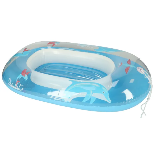 BESTWAY 34037 Baba úszó kerekes felfújható csónak üléssel ponton csónak kék 3+ 45kg