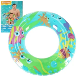 BESTWAY 36013 Teknős hal felfújható úszó kör 3-6 éves korig 60kg