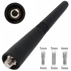 Univerzális AM-FM autórádió antenna 3 adapterrel, 9 cm