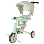 TRIKE FIX V4 háromkerekű kék-szürke tricikli napelenzővel