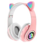 Zs7c fejhallgató bt 5.0 led rózsaszín fülhallgató