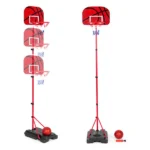 Gyermek kosárlabda kosár, állítható magasság, labda és pumpa