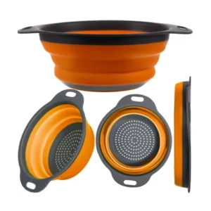 Szilikon összecsukható tál-colander Ruhhy 23253