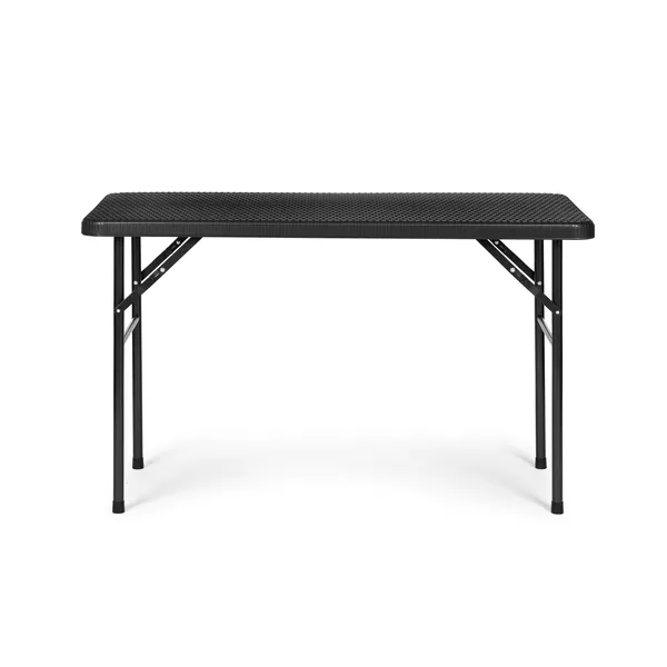 Catering szett 120 cm-es asztal 2 pad bankett szett - FEKETE | RAK-120D BLACK