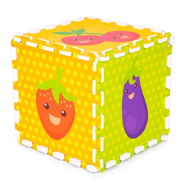 Habszőnyeg gyerekeknek gyümölcs puzzle 9 elem 86x86cm IPLAY IPLAY | 0393