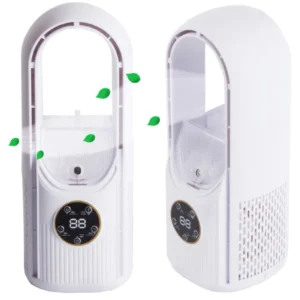 Csendes oszlop ventilátor párásító lapát nélküli usb-s