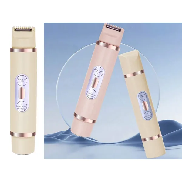 Női arc és bikini trimmer 2 az 1-ben, usb, 2 borotvafej