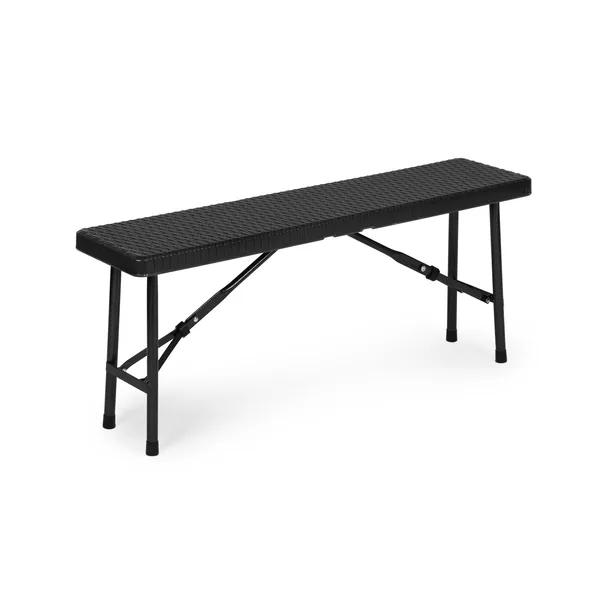 Catering szett 120 cm-es asztal 2 pad bankett szett - FEKETE | RAK-120D BLACK