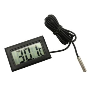 Elektronikus lcd hőmérő szondával, -50°c-70°c mérés