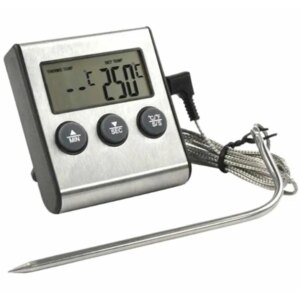 Elektronikus hőmérő hőálló szondával és lcd kijelzővel