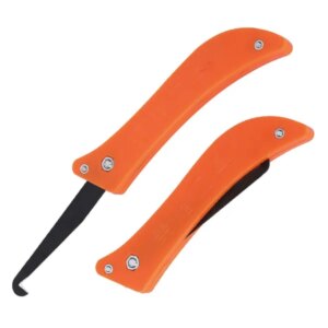 Univerzális fugakaparó kampós késsel, 21,2 cm, fekete-narancssárga