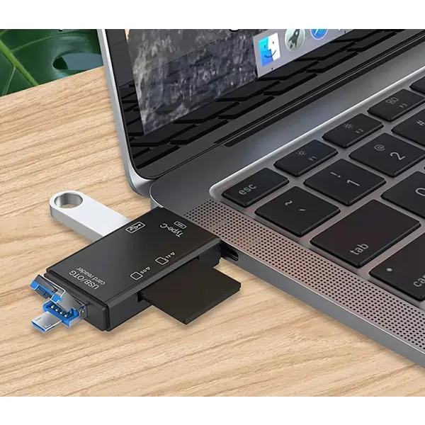 Univerzális 5 az 1-ben usb kártyaolvasó 128gb-ig