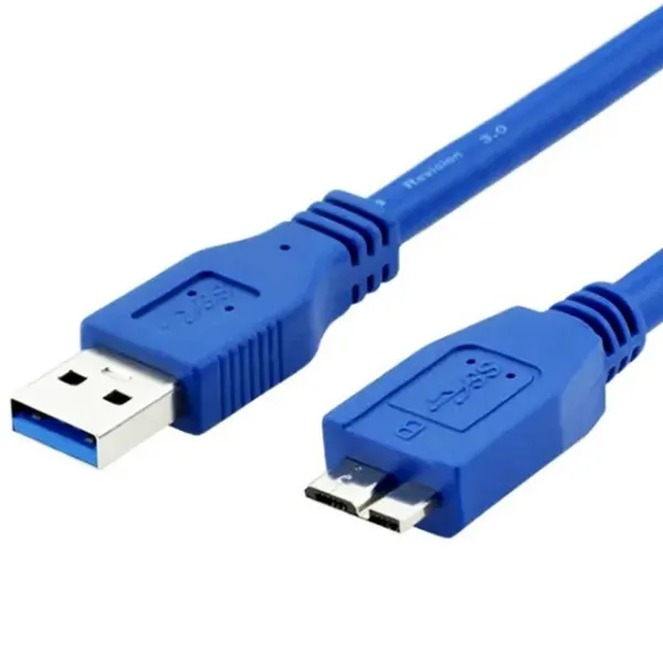 Usb 3.0 a-micro-b kábel, 50 cm, sötétkék