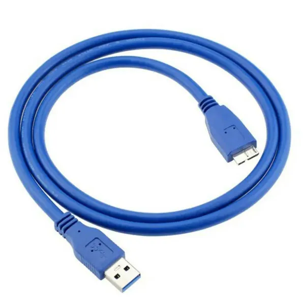 Usb 3.0 a-micro-b kábel, 50 cm, sötétkék